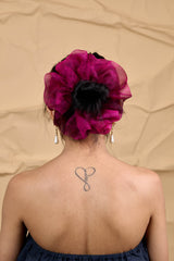 Mega Scrunchie In Wine's Mosto Tie-Dye