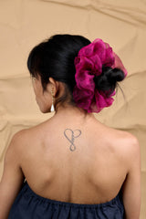 Mega Scrunchie In Wine's Mosto Tie-Dye