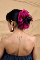 Mega Scrunchie In Wine's Mosto Tie-Dye