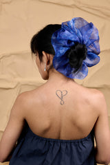 Giga Scrunchie in Hydrangea Tie-Dye