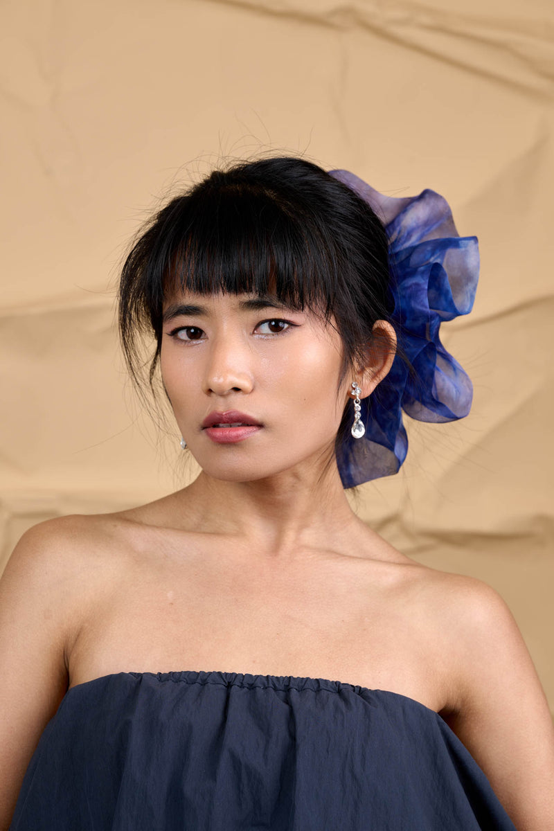 Giga Scrunchie in Hydrangea Tie-Dye