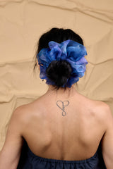 Mega Scrunchie In Hydrangea Tie-Dye