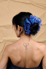 Mega Scrunchie In Hydrangea Tie-Dye