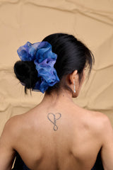 Mega Scrunchie In Hydrangea Tie-Dye