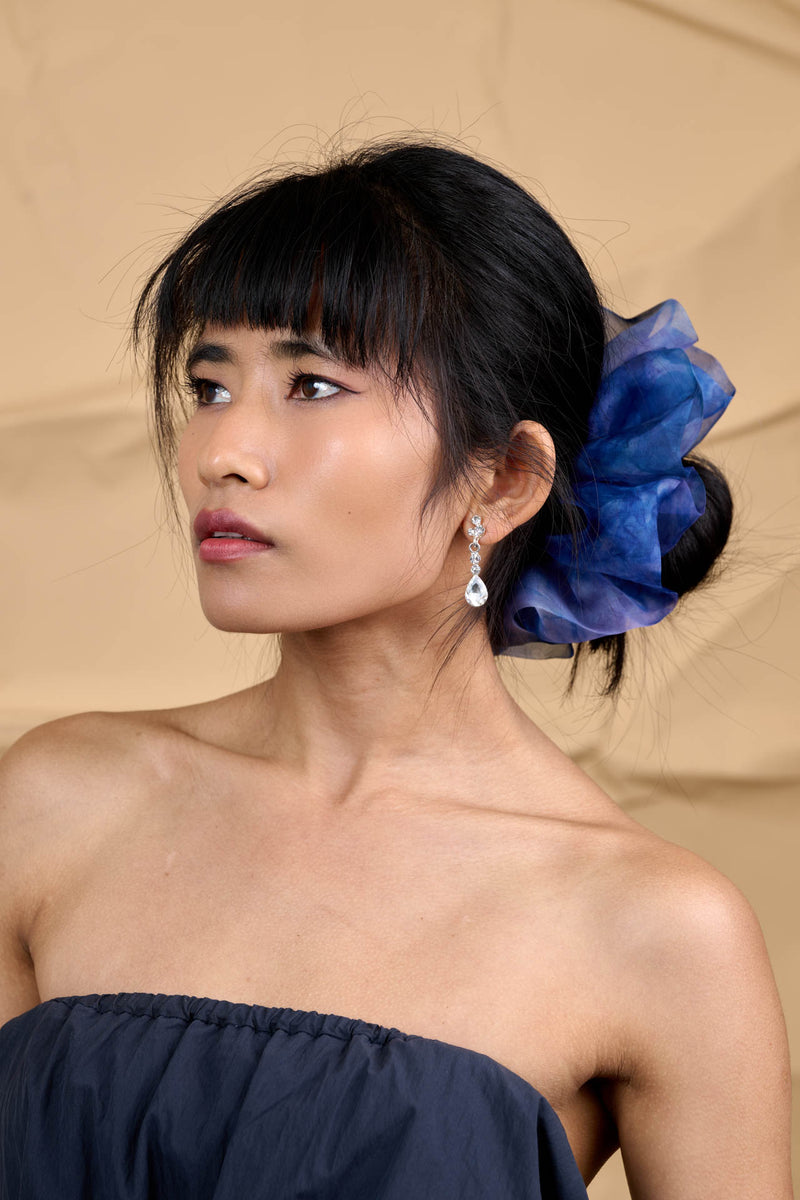 Mega Scrunchie In Hydrangea Tie-Dye