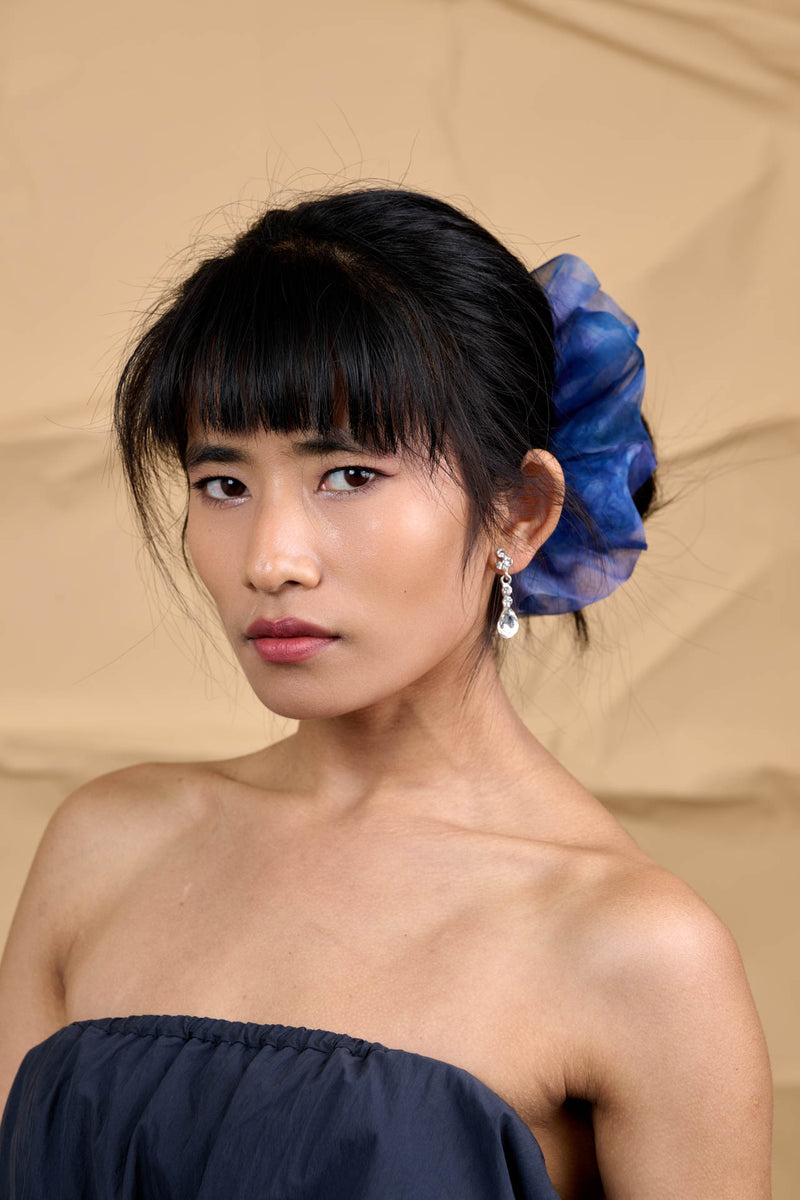 Mega Scrunchie In Hydrangea Tie-Dye