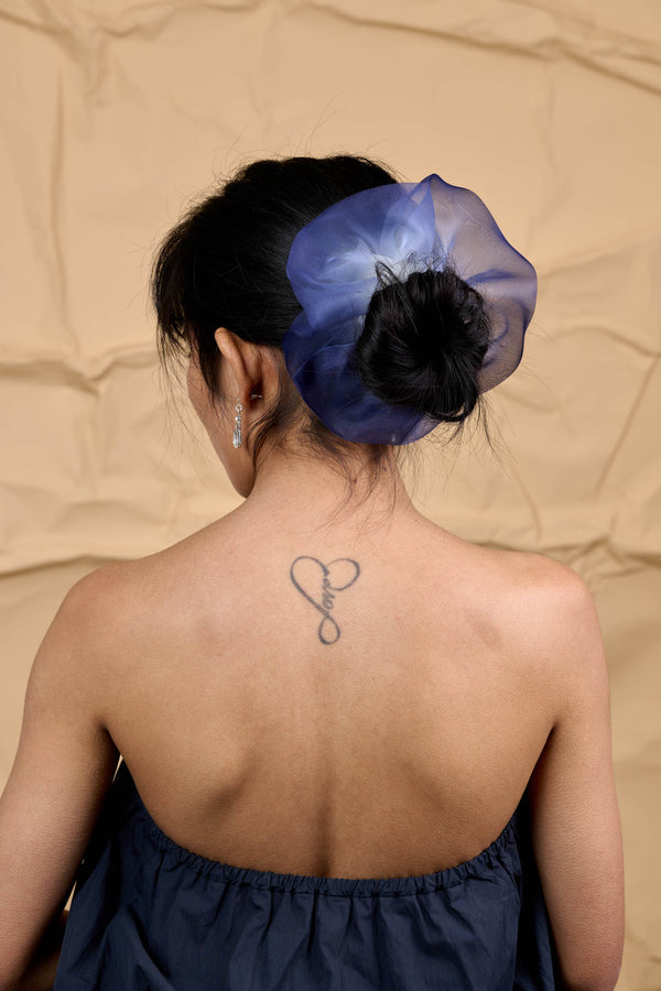 Mini Scrunchie In Moonlight Dip Dye