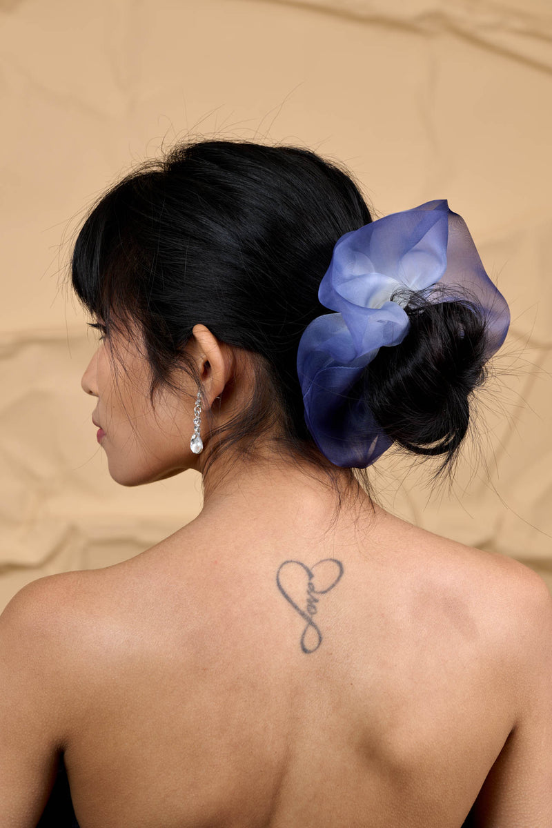 Mini Scrunchie In Moonlight Dip Dye