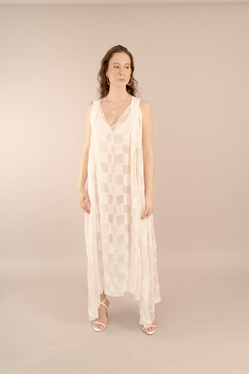 The Quartz Maxi Silk Dress - Gliese 504