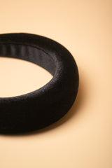 Padded Headband in Black Velvet - Mega - Gliese 504