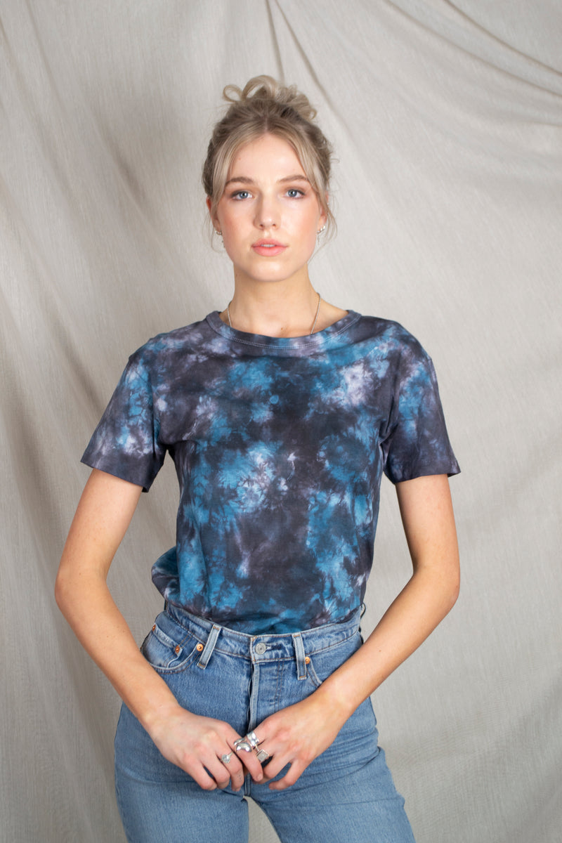 Vintage Shibori Crumple Tie-Dye T-Shirt - Gliese 504