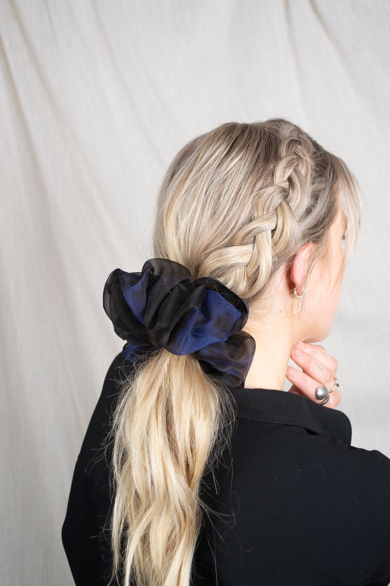 Mega Scrunchie in Tie Dye Silk