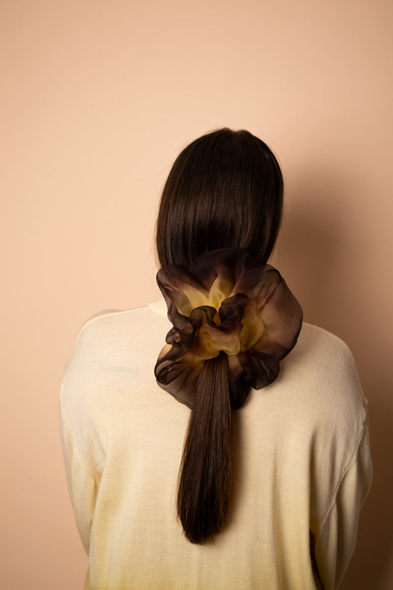 Scrunchie Hand Dyed Gold Brown - Mega & Giga - Gliese 504