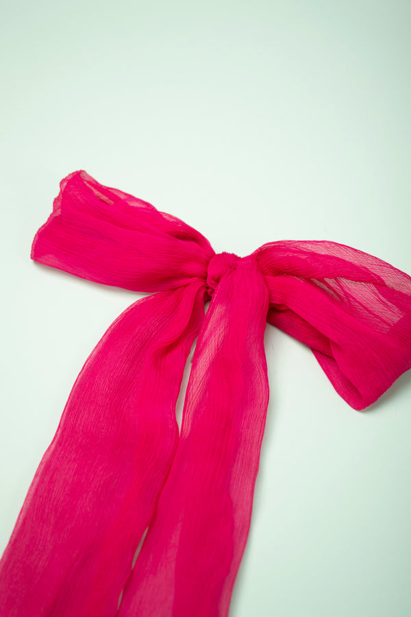 The Tired Bow - Hot Pink