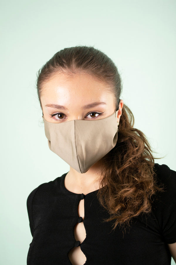 Long Wear Unisex Face Mask - Light Taupe