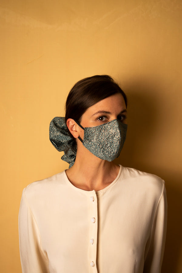 Reusable Face Masks - Green Shades & Florals - Gliese 504