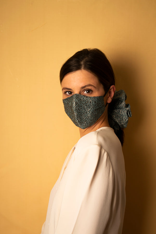Reusable Face Masks - Green Shades & Florals - Gliese 504