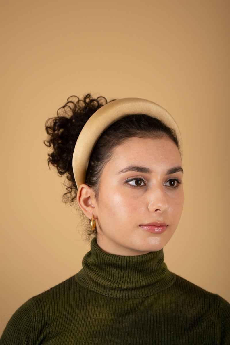 Padded Headband Gold/Nude Lycra - Mega - Gliese 504