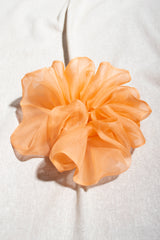 Mega Scrunchie in Silk Organza Orange