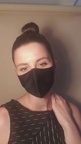 Reusable Face Masks (Woman)- Cream Satin